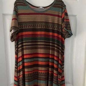 Lularoe Jessie style dress knee length w/pockets!